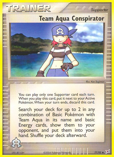 Team Magma v Aqua Team Aqua Conspirator #77/95